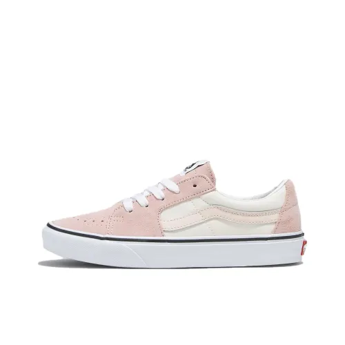 Vans SK8 Skateboard Shoes Unisex Low-Top Pink/White