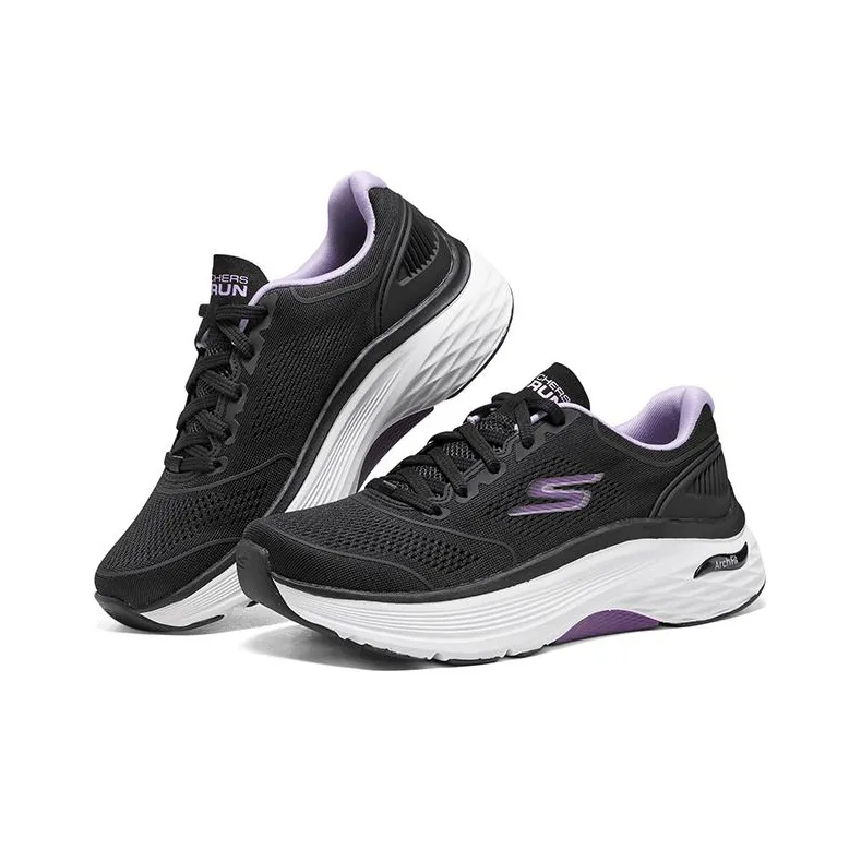 Skechers Max Cushioning Arch Fit 'Black Purple White' Women's-3