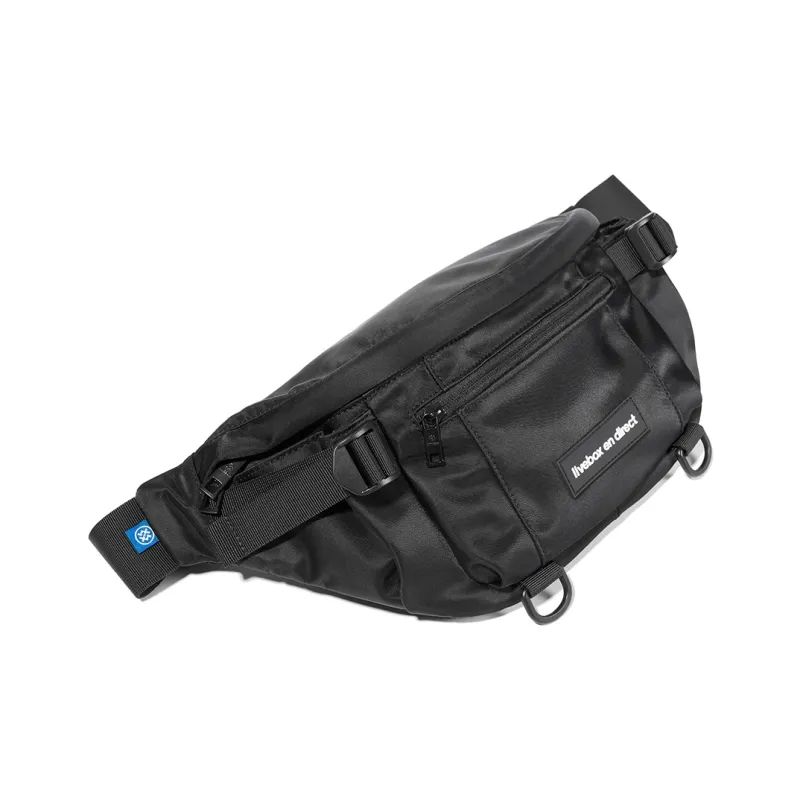 LIVEBOX EN DIRECT Nylon Fanny Pack Unisex Ecru-11