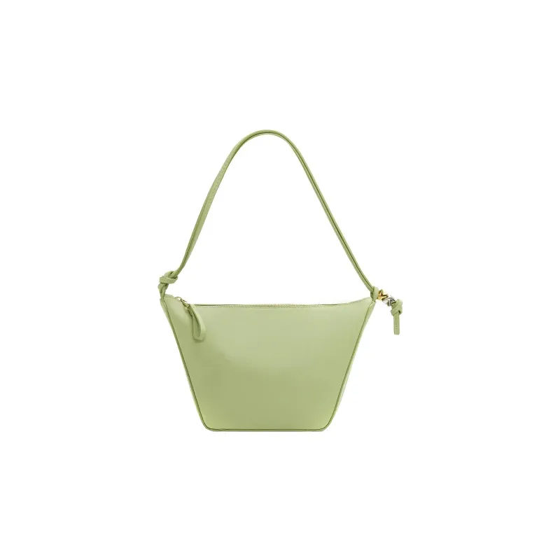LOEWE Hammock Hobo Cow Leather Portable Crossbody Bag Shoulder Bag Women's Lime Green-5