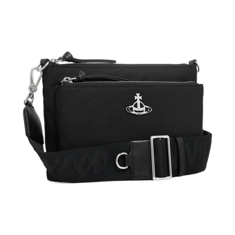 Vivienne Westwood Recycled Polyester Shoulder Bag Crossbody Bag Regular Women's Black-1