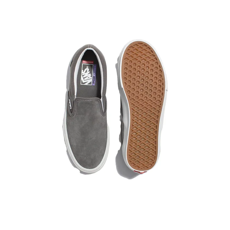 Vans Skate Slip On Pewter True 'White Grey'-3