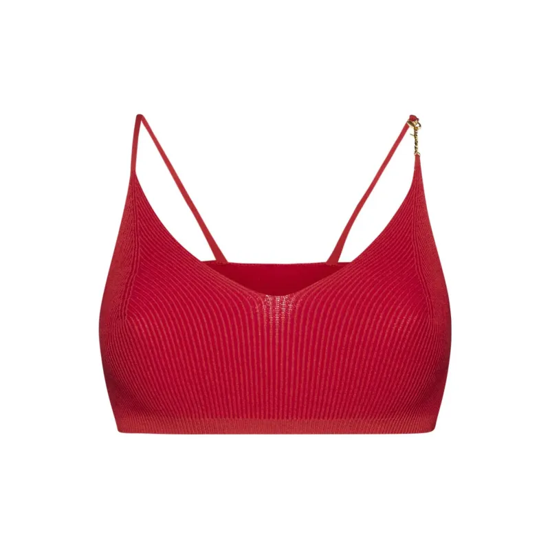 Jacquemus Le Bandeau Pralu Crop Top-0