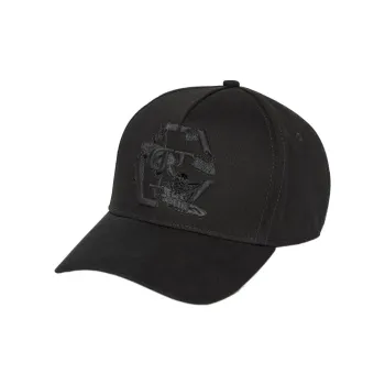 PHILIPP PLEIN Cotton Baseball Caps Men's Black