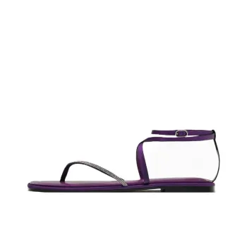 ZARA One Strap Sandals Women's Purple