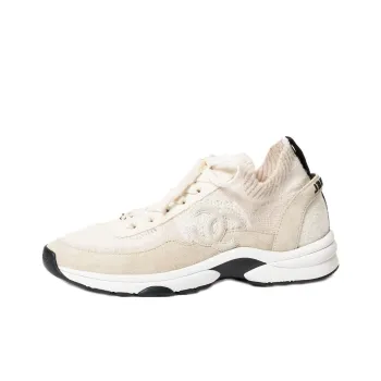 CHANEL Low Top Life And Leisure Women's Ivory White