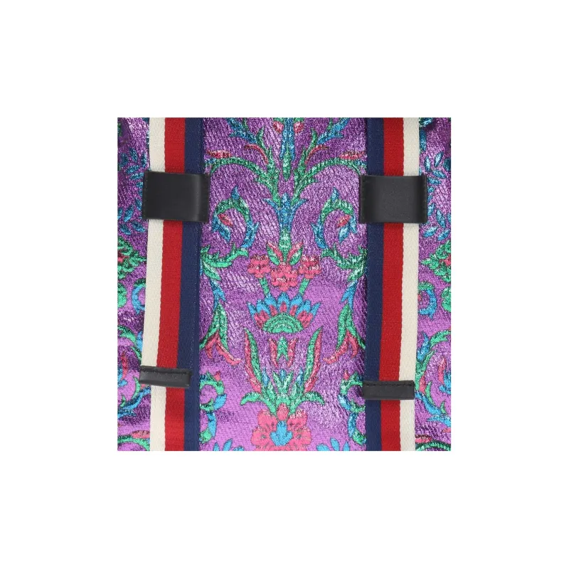 GUCCI Silk Backpack Regular Women's Purple-4