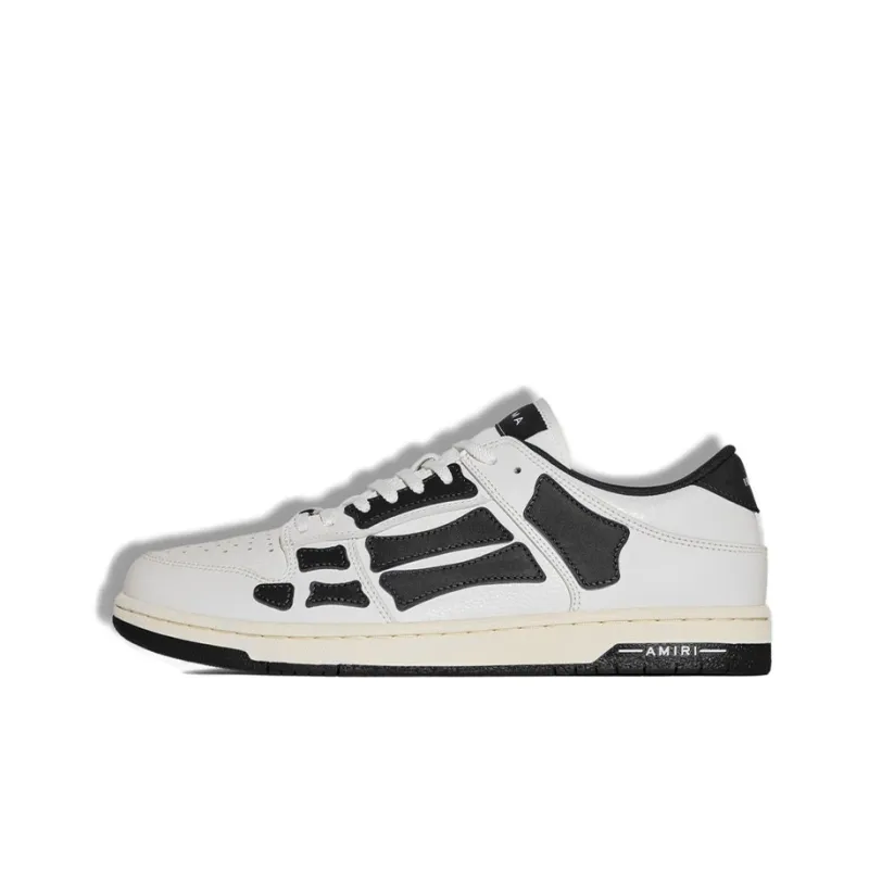 AMIRI Skel Top Low 'White Black'-0
