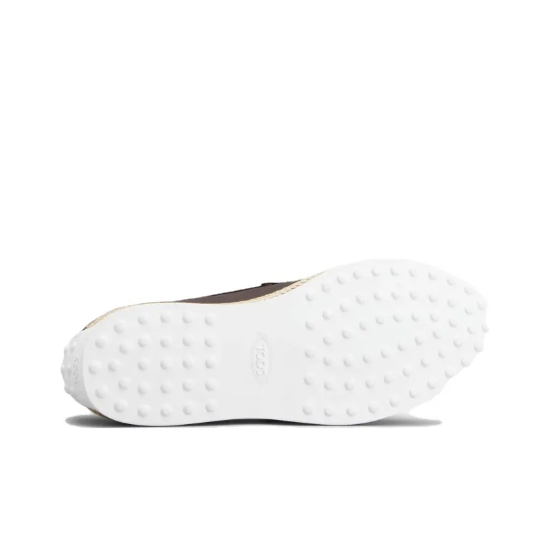TOD'S Round Toe Slip On Loafers-4