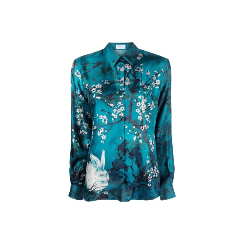 Ferragamo Shirts Women's Aqua Blue