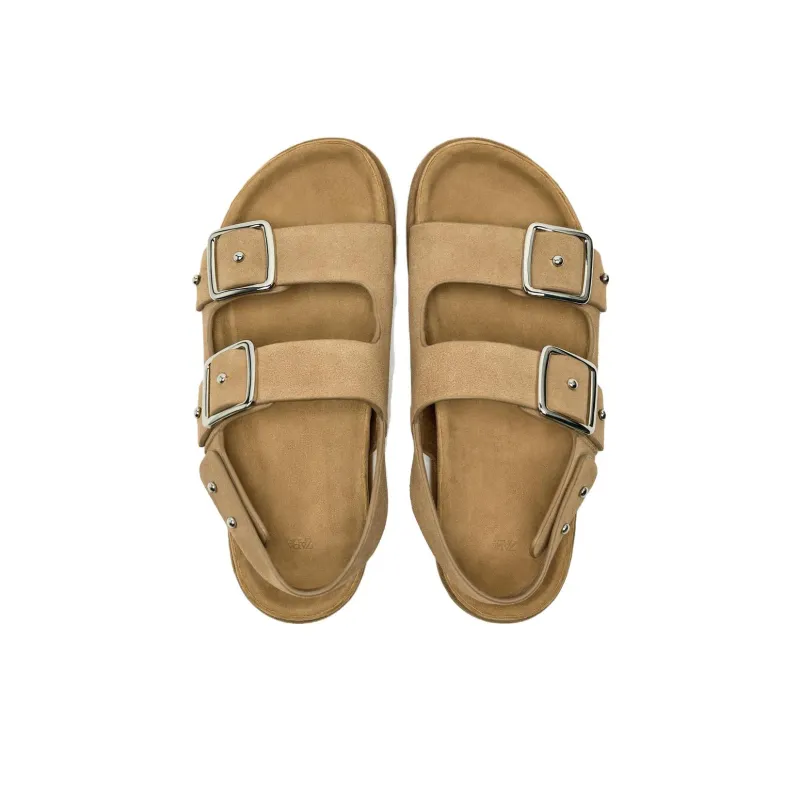 ZARA Beach Sandals Women's Sandy Brown-2