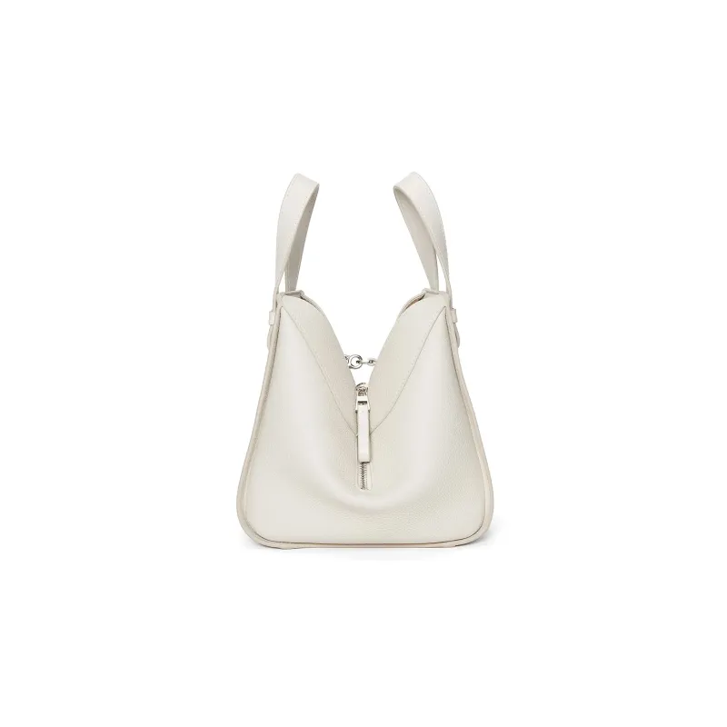 LOEWE Hammock Soft Grain Cow Leather Shoulder Bag, Crossbody Bag, Handbag Women's Soft White-2