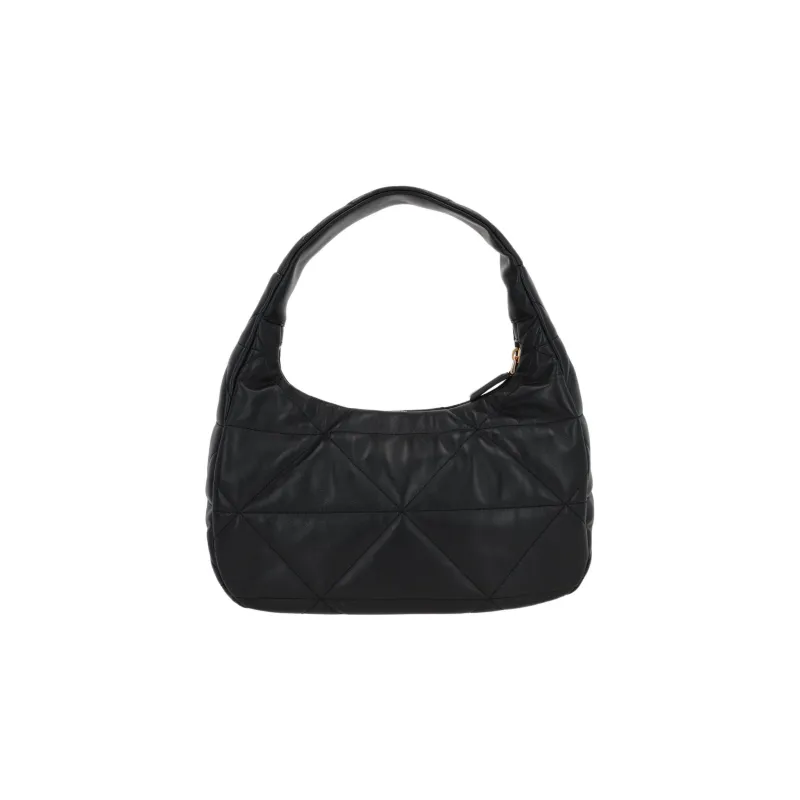 PRADA Lambskin Hobo Bag Shoulder Bag Crossbody Bag Handbag Medium Size Women's Black-2