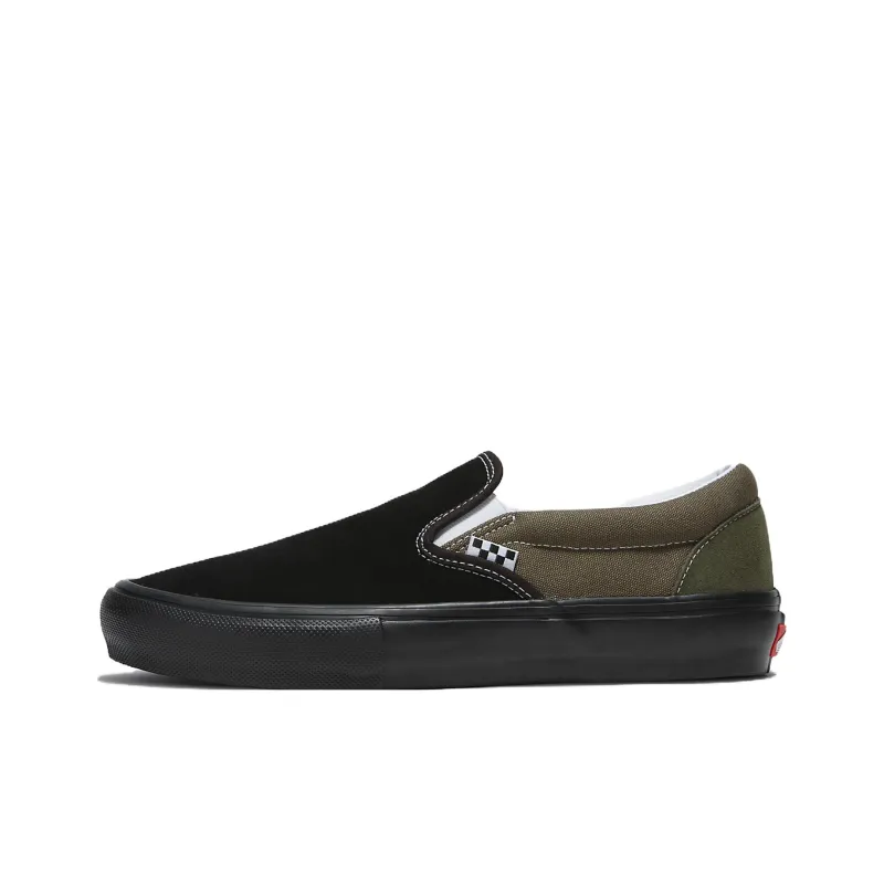 Slip On Skate Vans 'Black Grape Leaf'-0