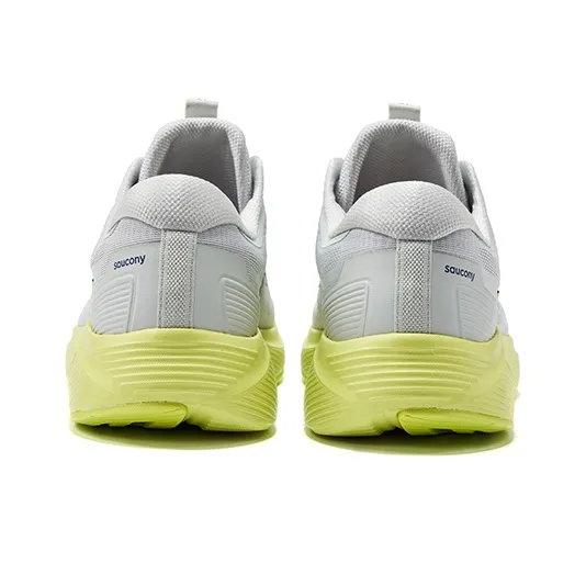 Saucony Lancer Cushioned Wear Resistant Slip Resistant Low Top Marathon Running Shoes Men's Gray-3