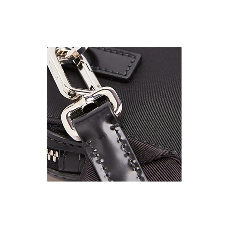 PRADA Nylon And Leather Crossbody Bag Shoulder Bag Men's Black-5
