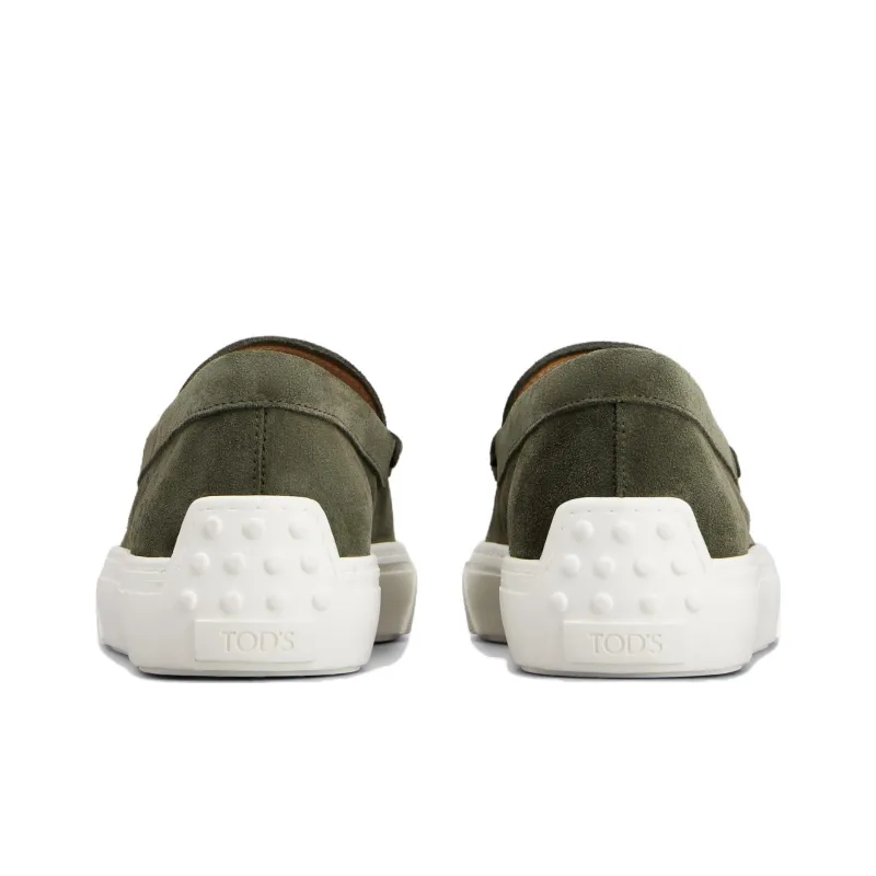 TOD'S Gommino Suede Penny Loafers-2