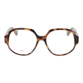 LOEWE Acetate Round Eyeglass Frames Women's Brown