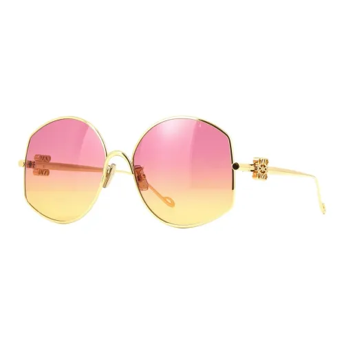LOEWE Round Sunglasses Women's Pink