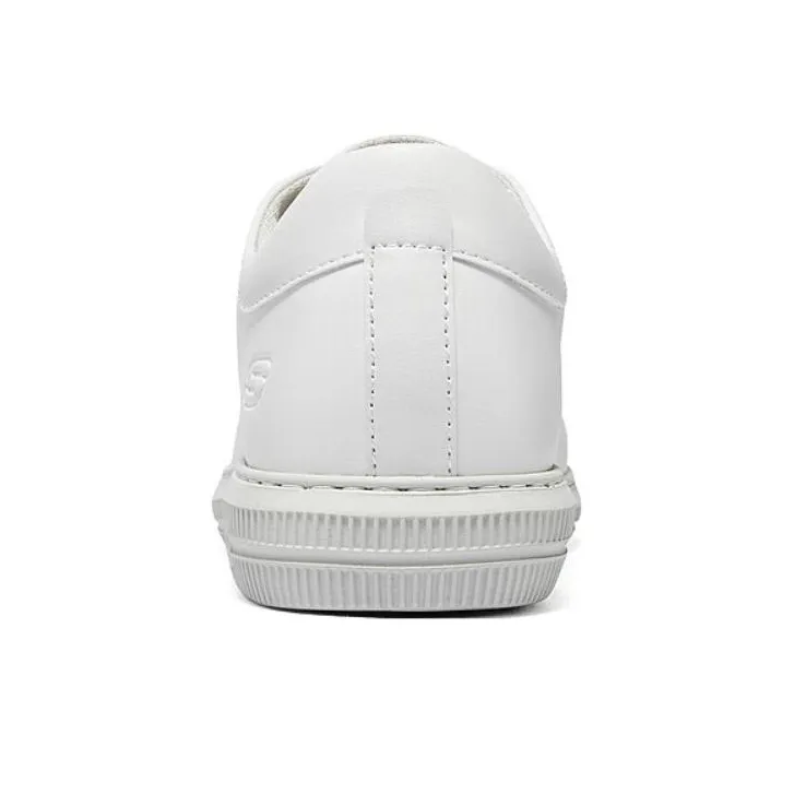 Skechers Anti Slip Wear Resistant Low Top Casual Shoes Men's White-4