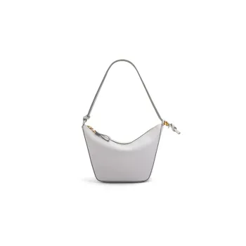 LOEWE Hammock Hobo Cow Leather Handbag, Shoulder Bag Women's Gray