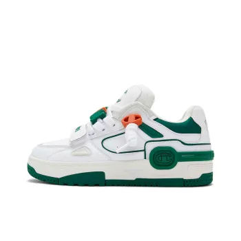 Champion Jumboskate V1 Headphone Shoes Low Top Skateboard Shoes Men's White Green