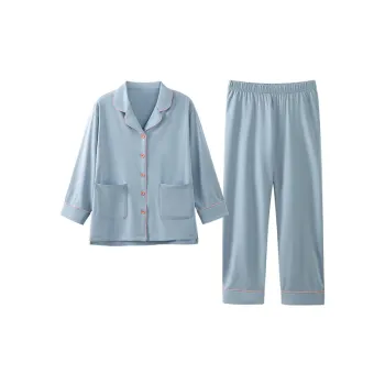 JINGYUN Pajama Set Women's Azure