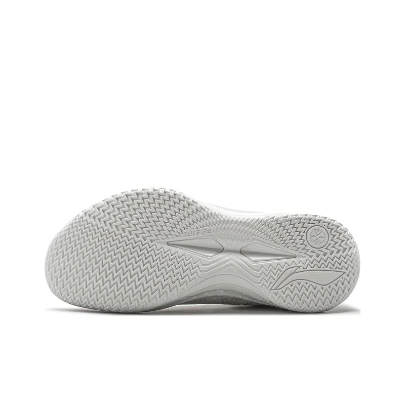 LiNing Liren 4 White Pearl Mid Top Basketball Shoes Unisex Mist White-4