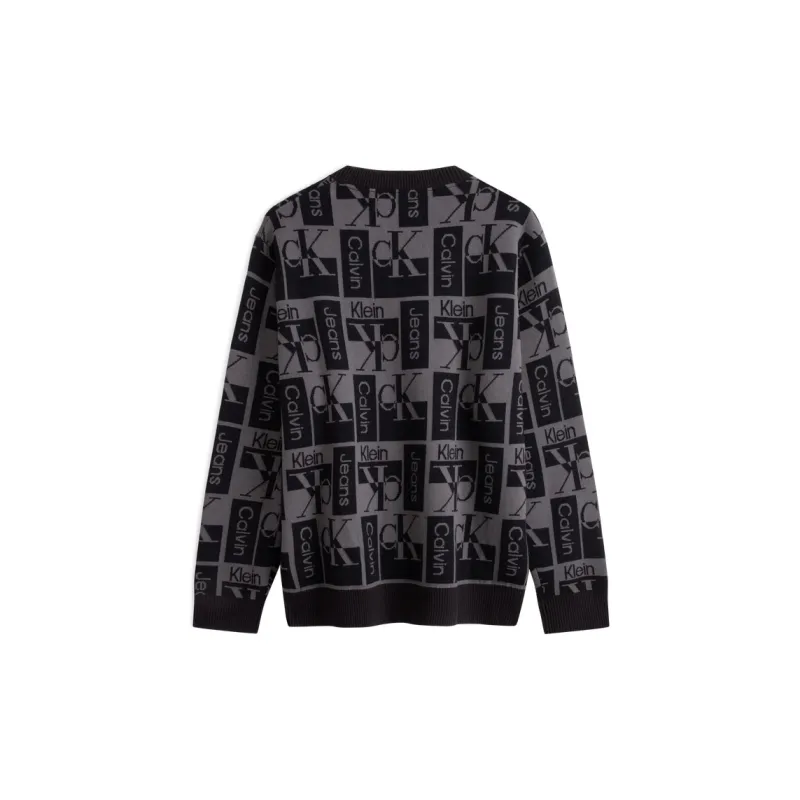 CALVIN KLEIN Knitwear Men's Space Black-1