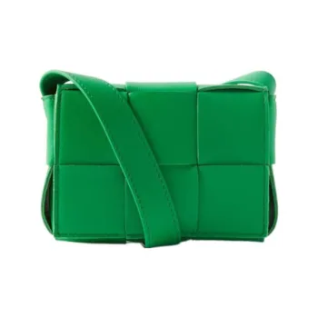 Bottega Veneta Lambskin Tofu Bag Shoulder Bag Crossbody Bag Mini Women's Green