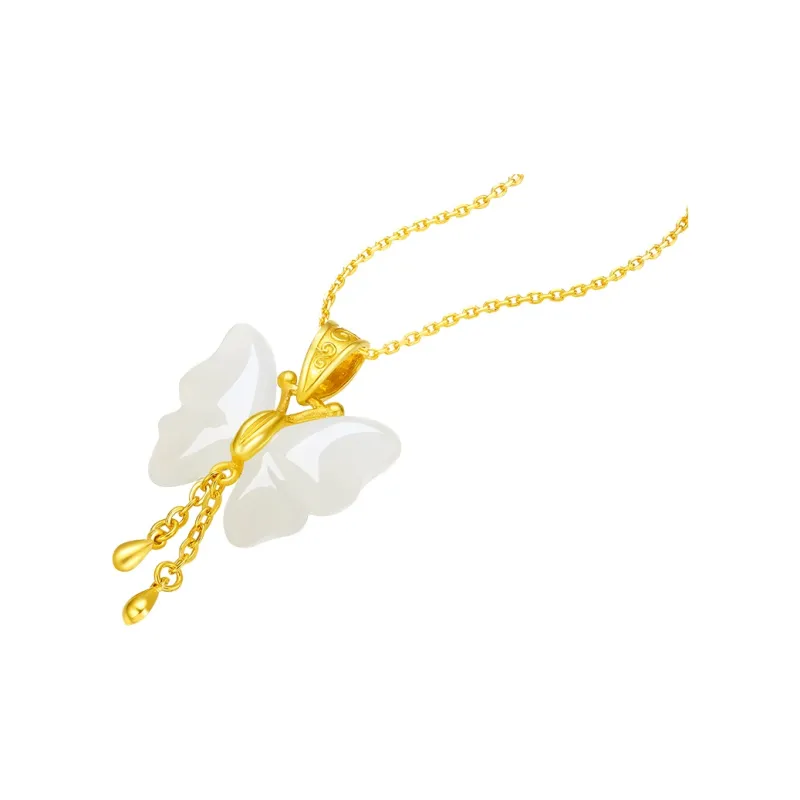 ZHOU LIU FU Pendants White Jade Women's-3