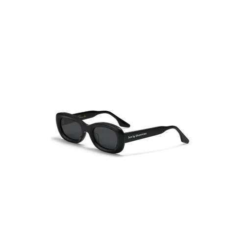SHAWN LEE Plate Frame Oval Sunglasses Unisex