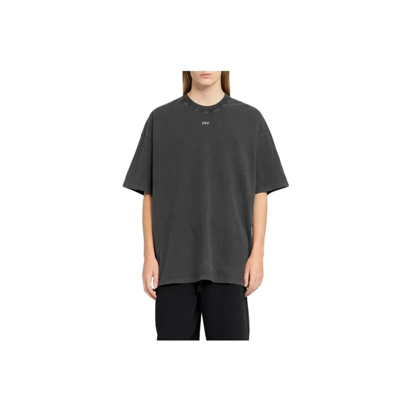 OFF WHITE Caravaggio Painting Print Cotton T Shirt-1