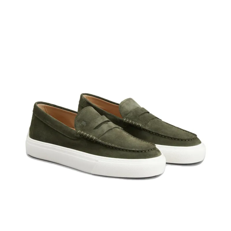 TOD'S Gommino Suede Penny Loafers-1