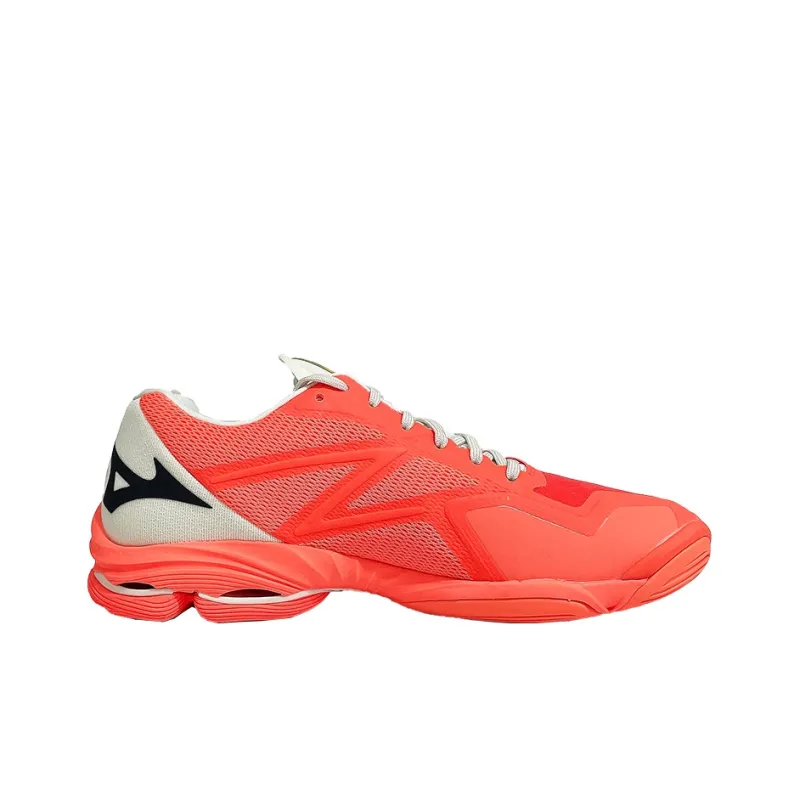 Mizuno Wave Lightning Z7 Low 'Silver Cloud Orange'-1