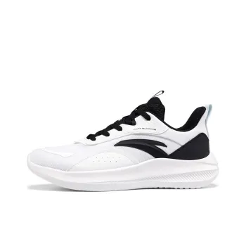 Anta Non slip Lightweight Low Top Casual Running Shoes Men's White