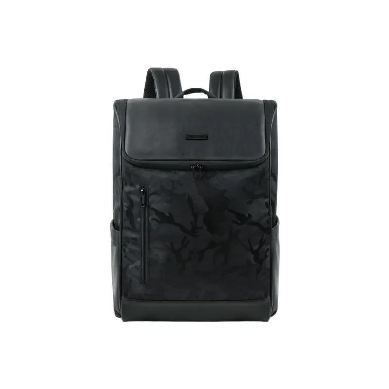 SUBURBIA PU Backpack Regular Unisex Camouflage Black-0