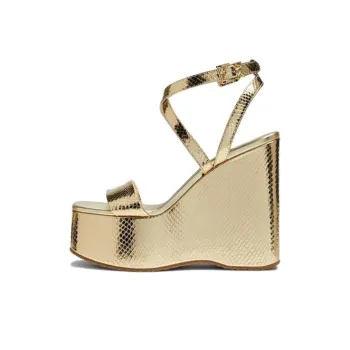 MICHAEL KORS Paola Strap Sandals Women's Gold