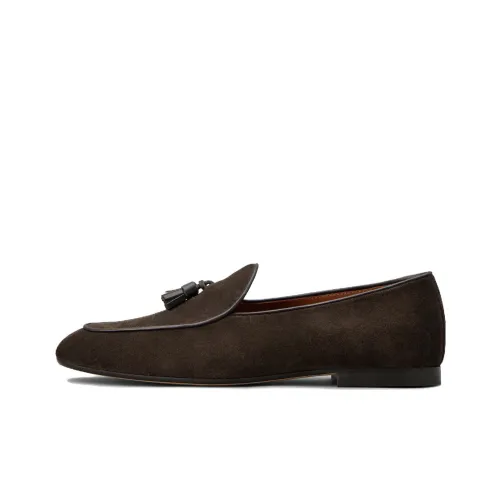 TOD'S Tassel-detail Suede Loafers