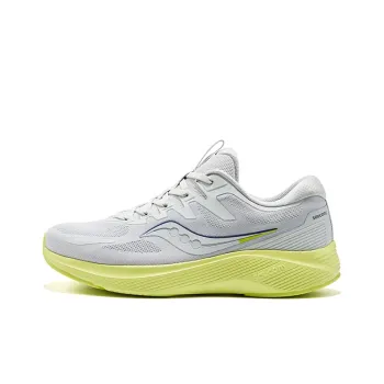 Saucony Lancer Cushioned Wear Resistant Slip Resistant Low Top Marathon Running Shoes Men's Gray