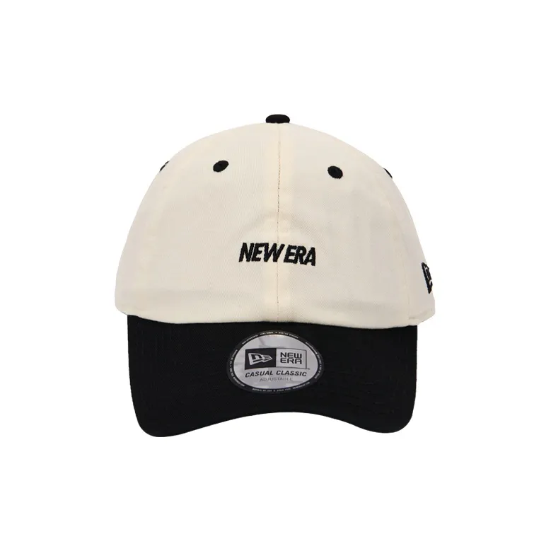 New Era Baseball Caps Unisex Black White-1