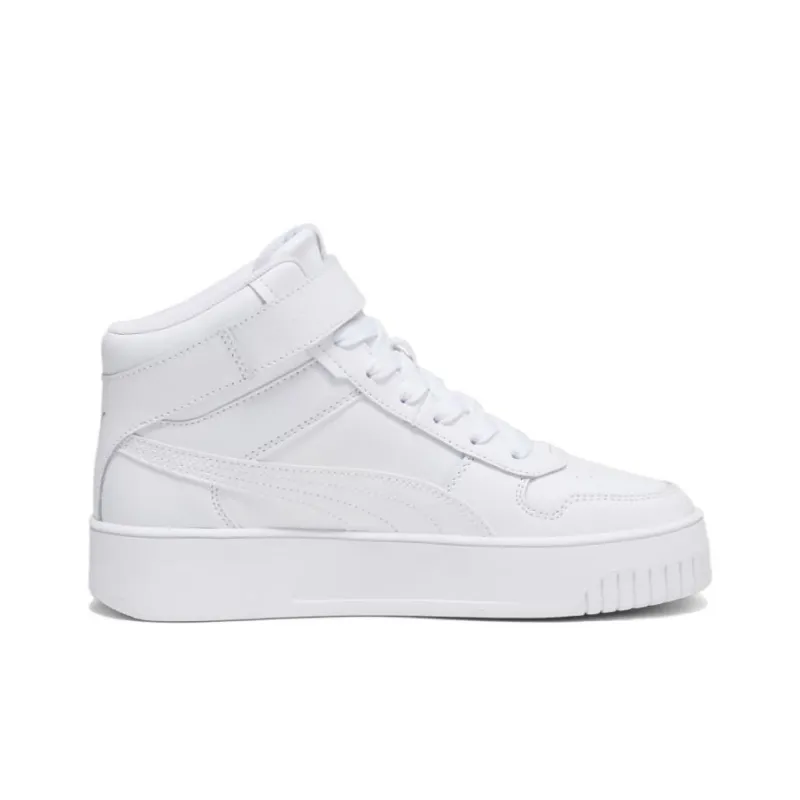 Puma Women's Carina Street Mid 'White Gold'-1