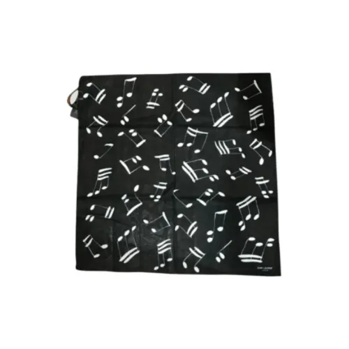 SAINT LAURENT Knit Scarves Men Black