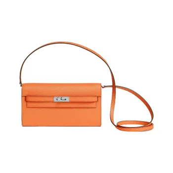 HERMES Kelly Epsom Leather Kelly Bag Wallet, Crossbody Bag, Shoulder Bag Women's