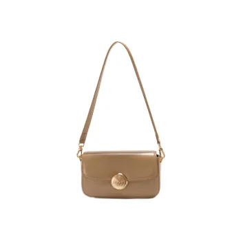 GXFMOD Cow Leather Shoulder Bag Small Square Bag Shoulder Bag Women's Black/White/Khaki