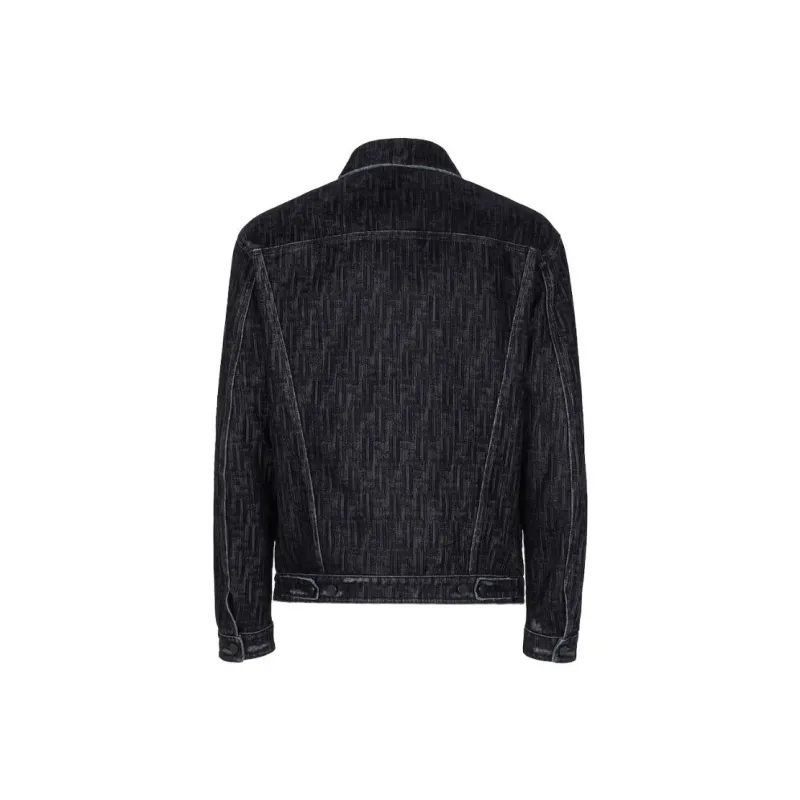 FENDI FF motif Denim Jacket-1