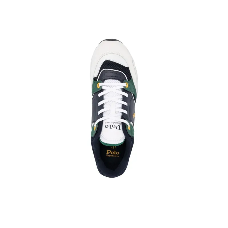 Polo Ralph Lauren Low-Top Casual Shoes Men's White Black Green-3