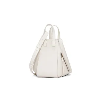 LOEWE Hammock Soft Grained Cow Leather Shoulder Bag Crossbody Bag Handbag Small Size Women's Soft White
