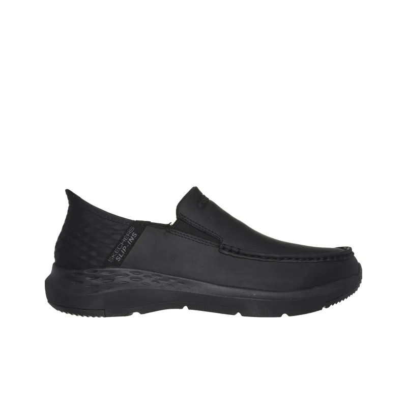 Skechers Slip ins Relaxed Fit Parson Oswin 'Pure Black'-1