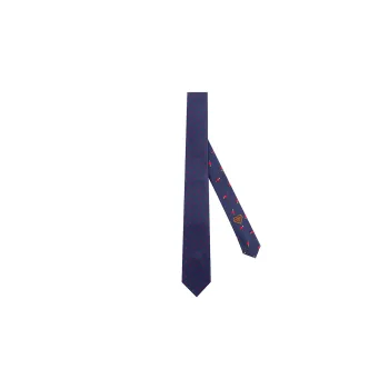 HERMES Dynamic Share Ties Men Blue/Red